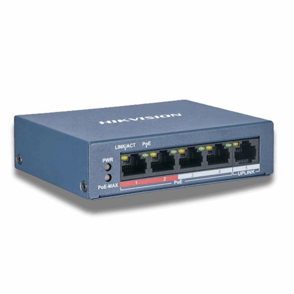 Switch Hikvision 4xPoE DS-3E0105P-E/M